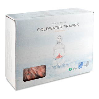 Креветки Coldwater Prawns Дикі північні варено-морожені (2кг)