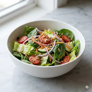 Tapa De Ensalada Fresca De La Casa