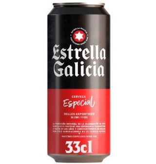 Cerveza Estrella Galicia (330 ml.)