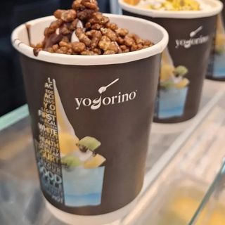 Bicchiere frozen yogurt medio