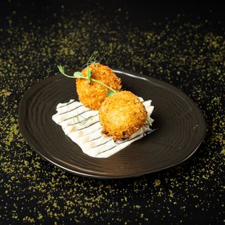 Arancini Trio with pepperoni and mozzarela (250г)