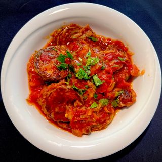 Тиквички с доматен сос (350г)