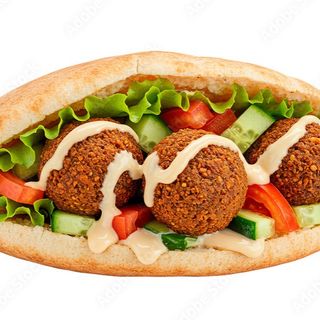 Pita falafel