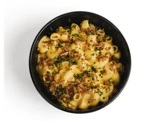 "Mac and cheese" with 4 types of cheese