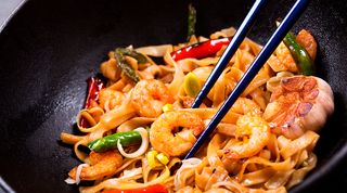 Pad Thai z krewetkami