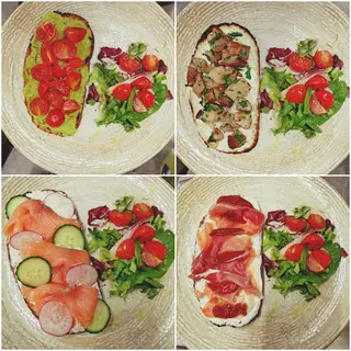 Bruschetta crudo