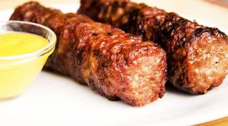 Mici cu paine si mustar