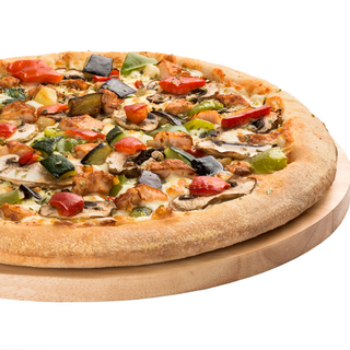 Pizza  Mediana Rústica De Pollo