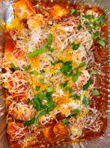 Пилешки шишчета с дом.сос и кашкавал