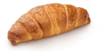 Croissant pufos cu crema de caise L