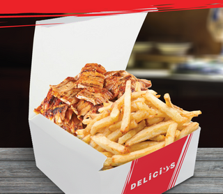 Doner box, de pui