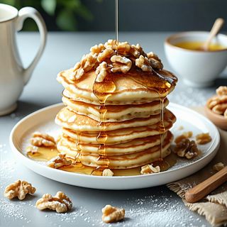 Палачинка с мед и орехи