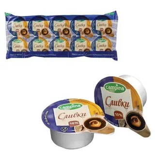  Сливки для кофе 10% (2 шт.)