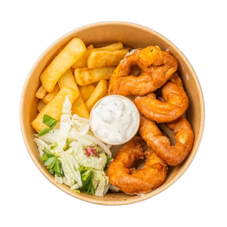 Порция с каламари