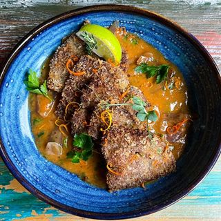 Телешки дроб по венециански ( 220гр. )