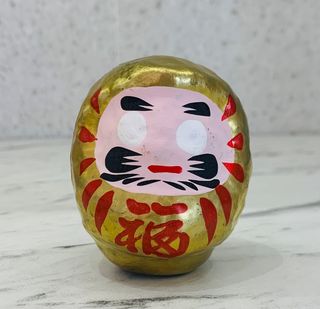 Daruma Pequeño Dorado - Fortuna
