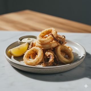 Rabas frescas de calamar