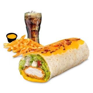 Menú Burrito Deluxe Cheese + Bacon