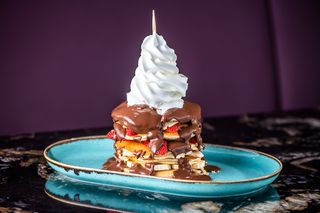 Bananaberry Pancake Stack