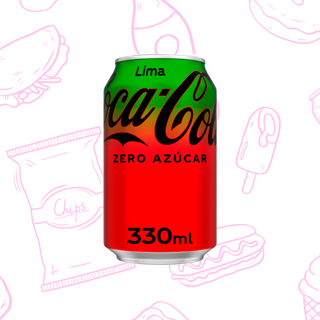 Coca Cola Zero Lima Lata