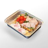 Vafe de Cartofi cu Ouă Poșate și Pastrami de Curcan