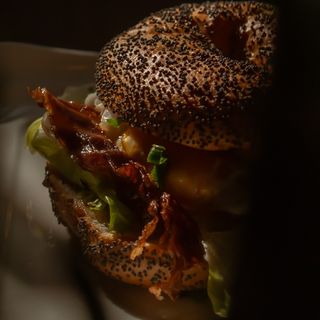 Bajgiel z kurczakiem