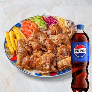 Kebab na talerzu + Pepsi 500ml