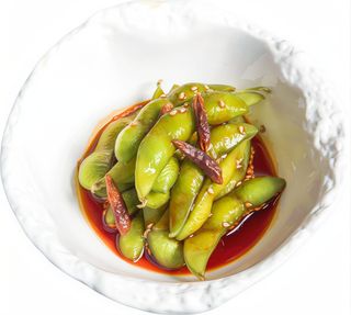 3 Edamame picante