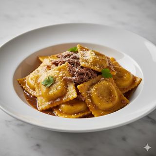 Ravioli De Manzo Brasato
