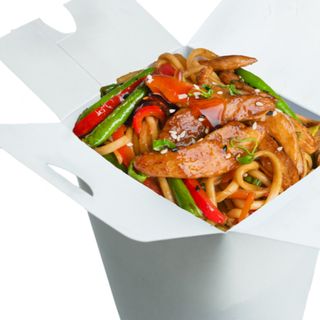 ატრია ქათმით და ტერიაკის სოუსით / Chicken Noodles with Teriyaki