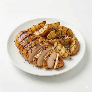 Pechuga De Pollo Con Patatas