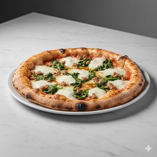 Friarielli e salsiccia