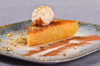 Portokalopita cu inghetata