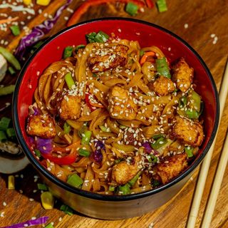 ბრინჯის ლაფშა ქათმის ხორცით