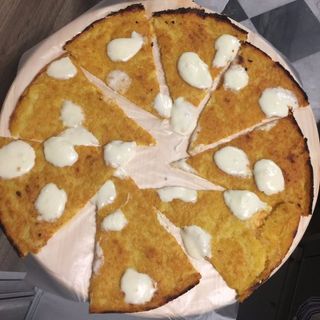 Farinata con stracchino