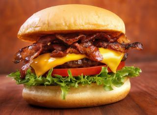 Hamburguesa Con Bacon