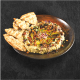 Humus de casa cu legume trufate si sumac