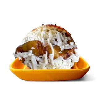 AREPA PLÁTANO MACHO FRITO Y DOBLE QUESO