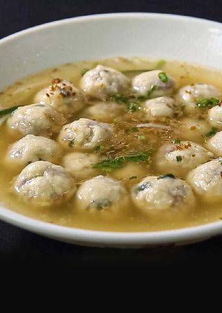 19. Zuppa di polpette di fagioli fatti a mano