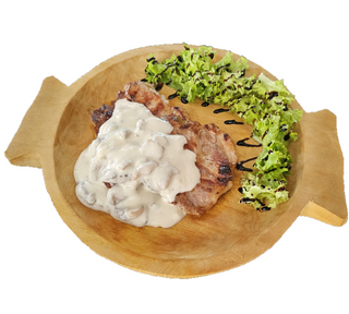 Ceafa de porc cu sos alb 200/50G