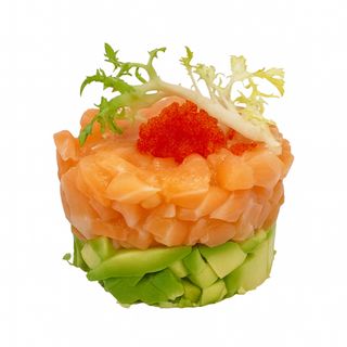 Tartar de salmón
