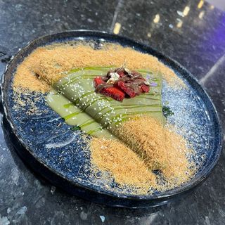 Crêpe kunafa pistache