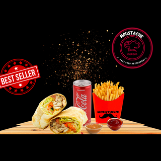 1 SHAWARMA + 1FRITES + 1 COCA COLA