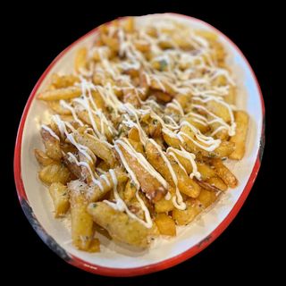 Loaded garlic & parmesan fries