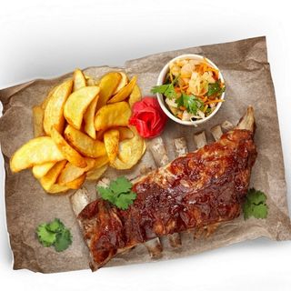 Рёбра бараньи в глазури