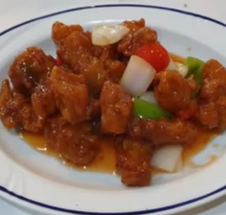 Pollo Con Salsa Agridulce