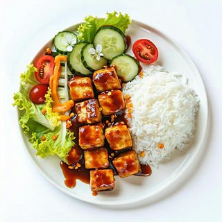 Sweet and sour tofu