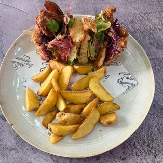 Sandwich pollo estilo coreano 