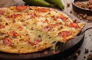 Bianca noci, pancetta e gorgonzola