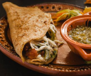 Quesadilla De Fajitas De Pollo